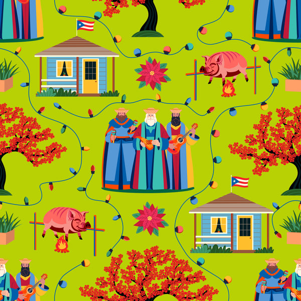 "Navidad en el Campo" Unisex Bermuda Short