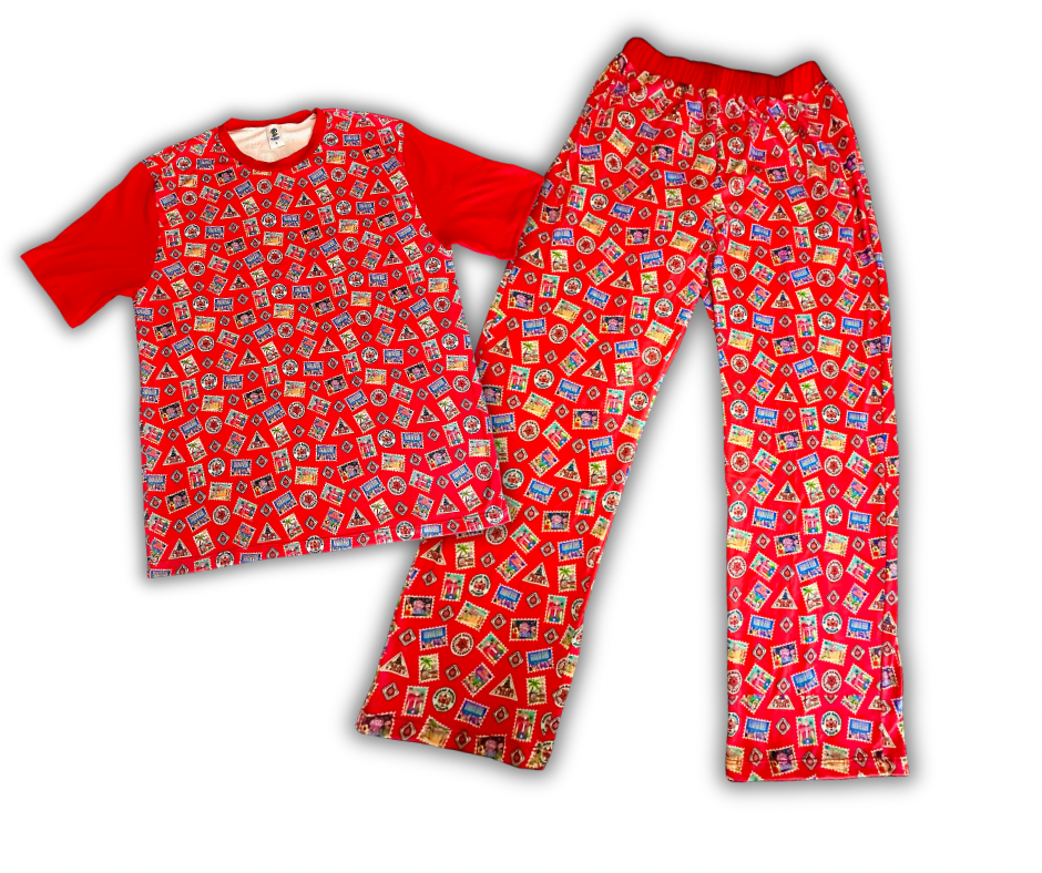 "Sellos Navideños" Unisex Pant Set
