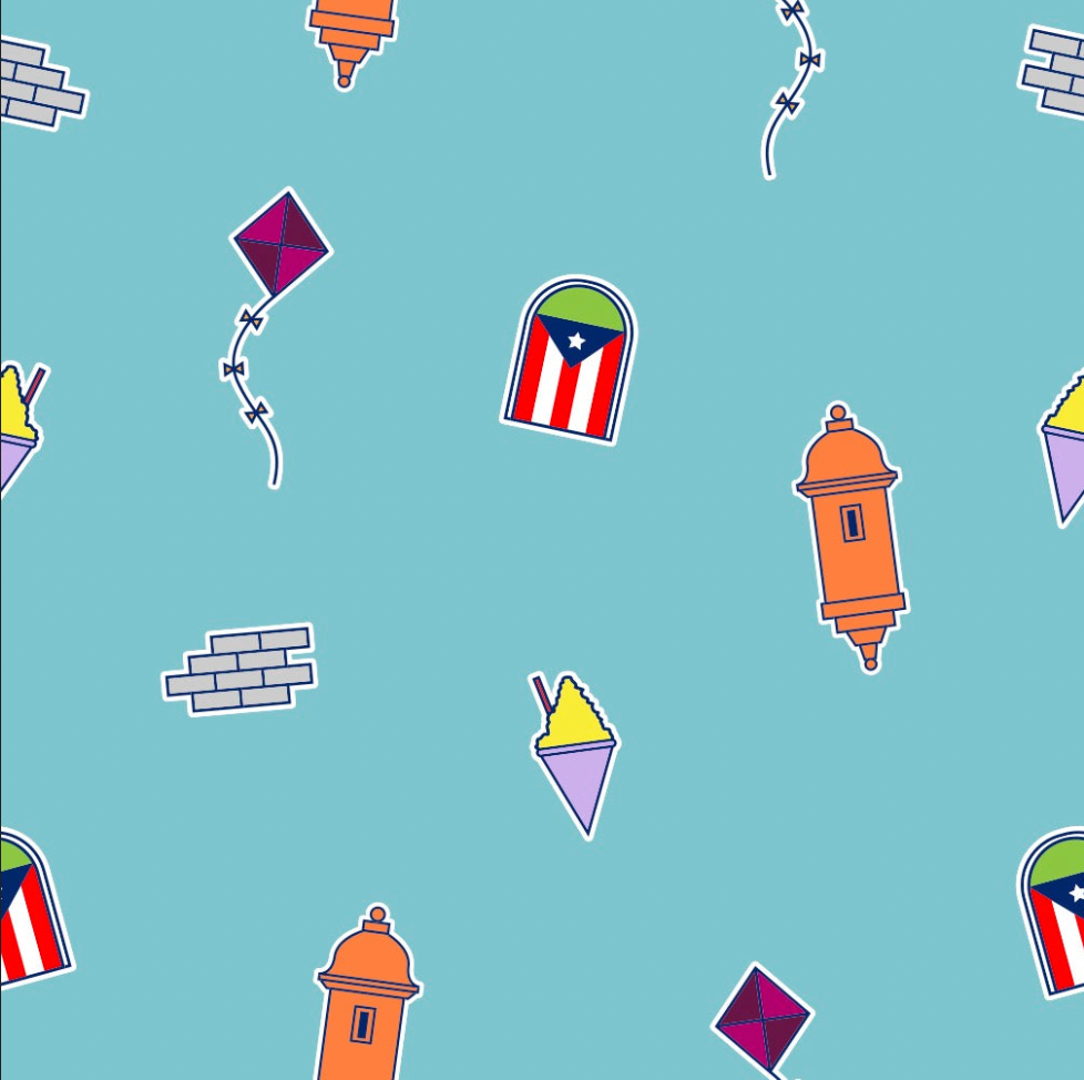 "Paseo por San Juan"  Bermuda Short