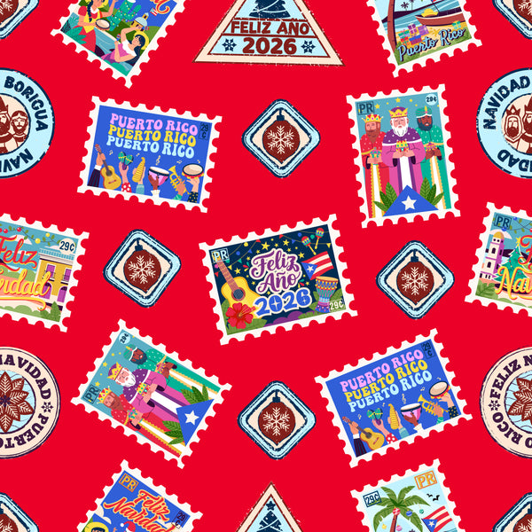 "Sellos Navideños" Unisex Pant Set