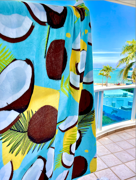 "Agua E Coco" Blanket