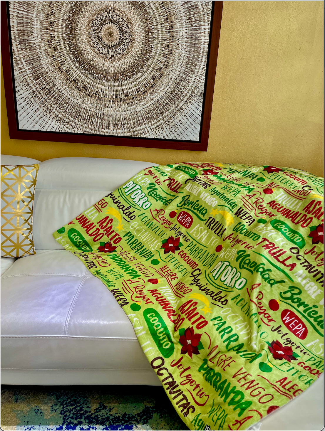 Palabreo Navideño Christmas Blanket
